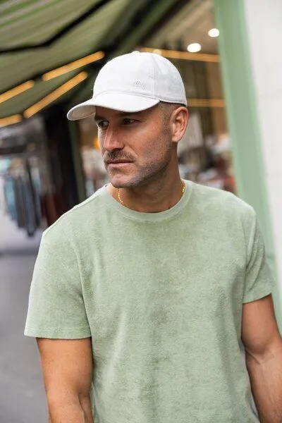 DIRTS dirts Terry T-Shirt, Sage green, – Produktbild 3 von 4