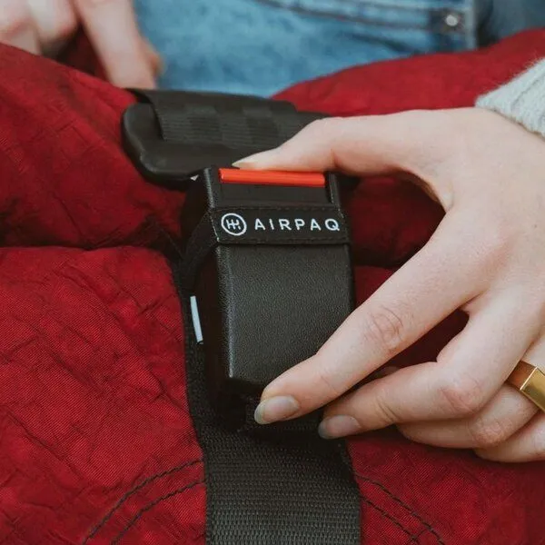 Airpaq Airpaq Rucksack aus Automaterial, Rot, – Produktbild 4 von 4