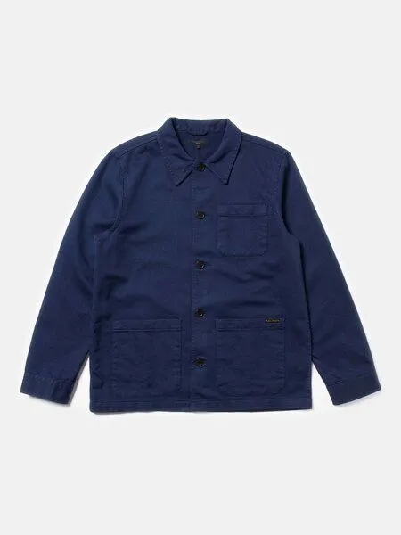 Nudie Jeans Worker Jacket BARNEY von Nudie Jeans, Mid blue, – Produktbild 1 von 4
