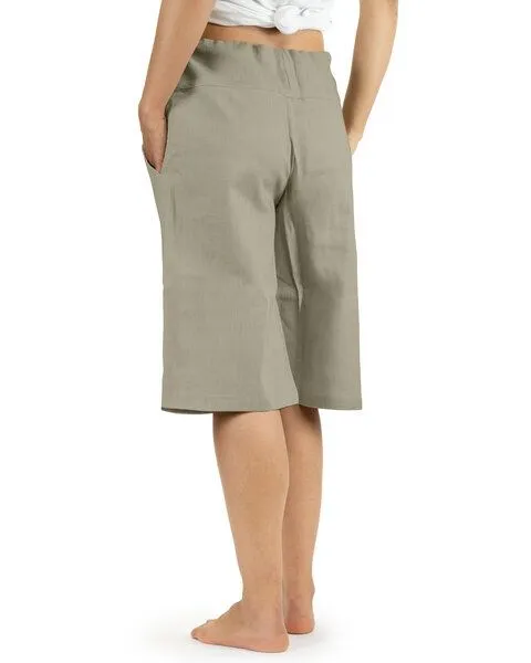SCHAZAD Bermuda-Leinenhose von SCHAZAD, Oliv, – Produktbild 5 von 5