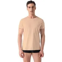 Burnell & Son Burnell & Son Unterhemd Herren 3er Pack mit Rundhals - Extra Lang mit Kurzarm Basic Slim Fit – Produktbild 1 von 1