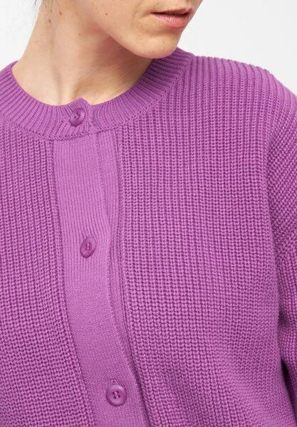 Givn Berlin Givn Berlin Cardigan OLINA aus Bio-Baumwolle, Lila, – Produktbild 4 von 4