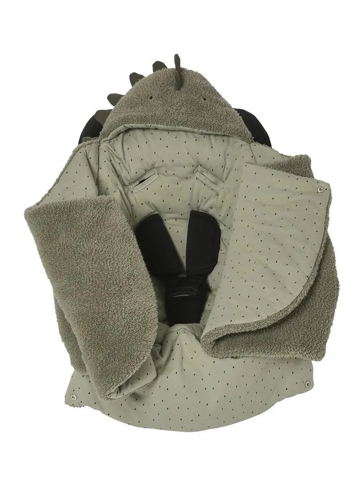 Vertbaudet Vertbaudet Fußsack 2-in-1 Baby Ausfahrsack/Wickelunterlage, Plüsch, 1er-Pack, Weiß, – Produktbild 5 von 5