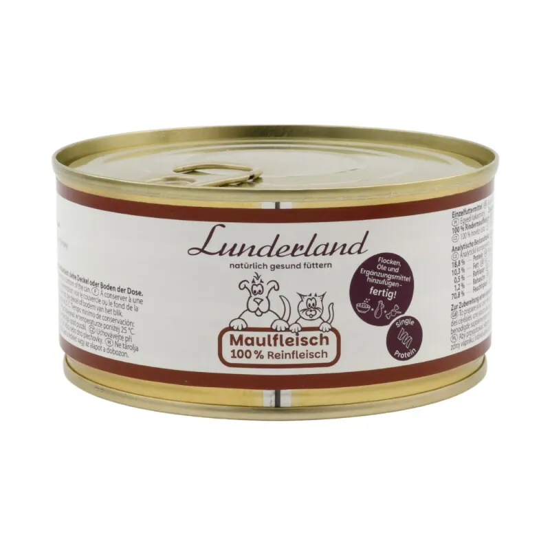 Lunderland Lunderland Reinfleisch-Dose Maulfleisch 12x300 g – Produktbild 1 von 1