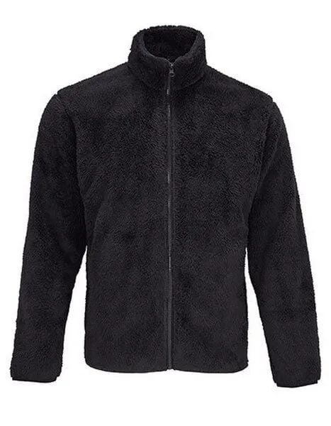 Sol's Sol's Winter Fleecejacke dick und kuschelig recycelt Unisex Seitentaschen mit Reißverschluss Winterjacke Polarfleece XXS bis 4XL Sherpa, Grau (carbon), – Produktbild 1 von 2