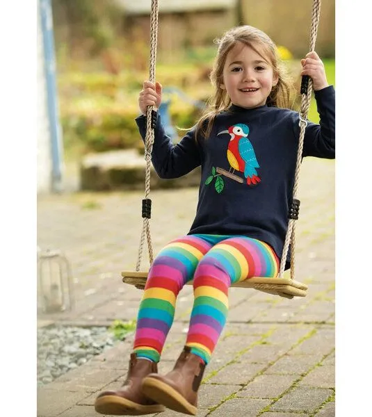 Frugi Frugi Bunte Mädchen Leggings aus Bio-Baumwolle – Produktbild 4 von 6