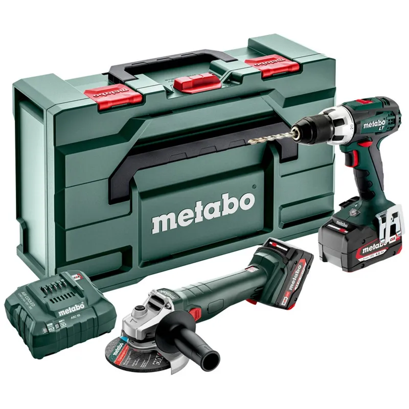 Metabo Metabo Akku Combo Set 2.4.1 18 V, BS 18 LT + W 18 L 9-125 Quick, metaBOX 165 L – Produktbild 1 von 1