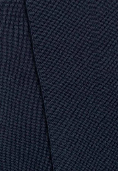 MELA MELA Rippstrick Schal Style NAGNA aus 100% Bio-Baumwolle, Navy, – Produktbild 4 von 4