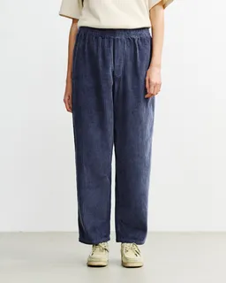Rotholz Rotholz Damen vegan Hose Mit Weitem Bein Cord Blau – Produktbild 1 von 1