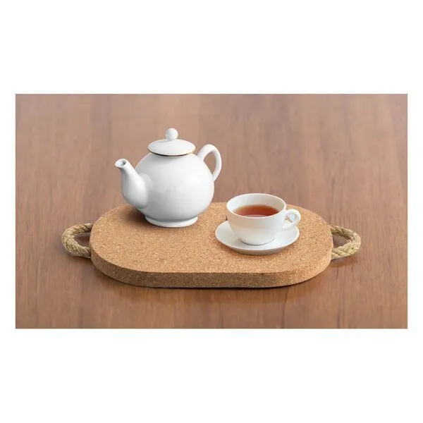 Kork-Deko Kork-Deko Pfannenuntersetzer 30x20 cm | Korkuntersetzer für Auflaufformen und Backbleche mit Schlaufen – Produktbild 5 von 6