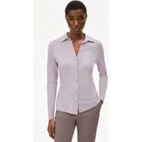 ARMEDANGELS ARMEDANGELS NALAANNIA Damen Bluse aus Bio-Baumwoll Mix, Ice grape, – Produktbild 1 von 1