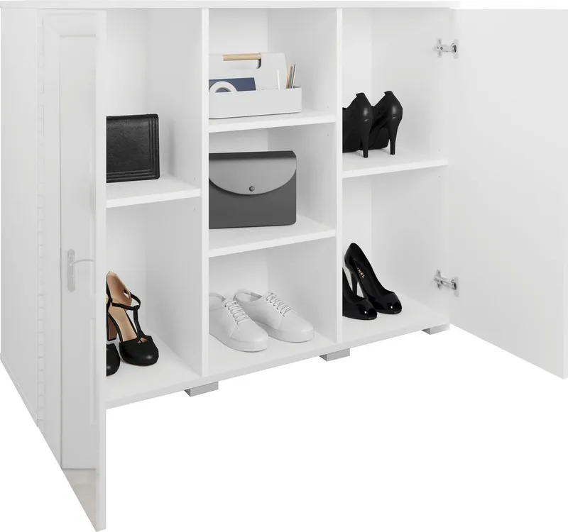 OTTO home Schuhkommode Paris, Breite 100 cm, Weiß, – Produktbild 1 von 5