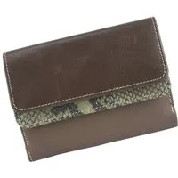 Sunsa Sunsa Leder Geldbörse Große Portemonnaie Brieftasche aus Lederresten – Produktbild 1 von 1