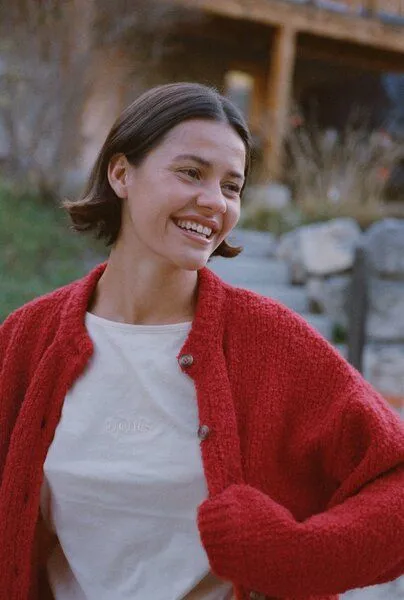 Nénés Nénés Suzanes Cardigan – Rot, Rot, – Produktbild 4 von 4