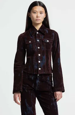 Kings Of Indigo Kings of Indigo Damen vegan Jacke Iwashiro Fudge Flock – Produktbild 1 von 1