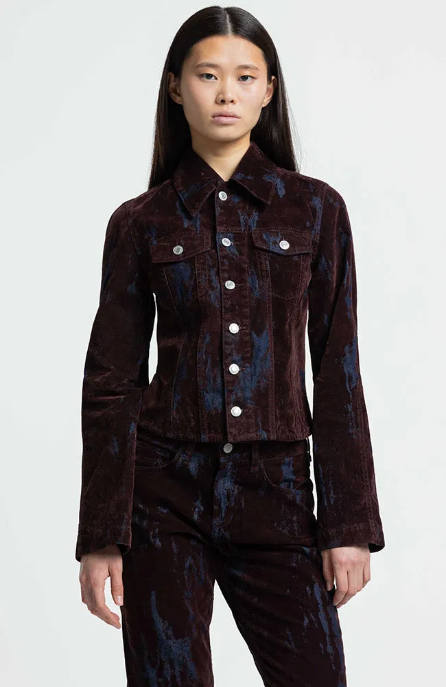 Kings Of Indigo Kings Of Indigo Damen vegan Jacke Iwashiro Fudge Flock, Braun, – Produktbild 1 von 2