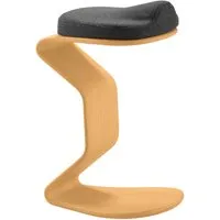 Bewegungshocker "Ercolino medium" mit 3D Sitz, Buche, anthrazit – Produktbild 1 von 1