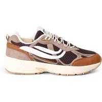 Genesis Genesis Damen vegan Sneaker G-Eco 99 Mit Gepunkteter Sohle Cognac/Beige/Grau – Produktbild 1 von 1