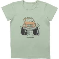 Cotokids Cotokids Kinder T-Shirt GOTS zertifiziert, Bio-Baumwolle, hellgrün, Auto-Print, weich & bequem, Kurzarm – Walkiddy, Grün, – Produktbild 1 von 1