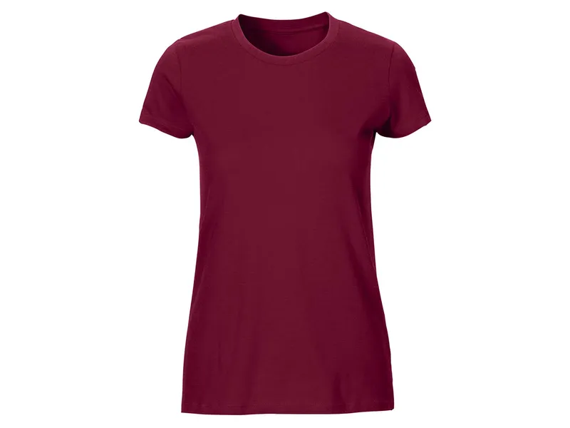 Neutral Neutral Bio-Damen-T-Shirt mit Rundhalsausschnitt bordeaux, Gr. M – Produktbild 1 von 2