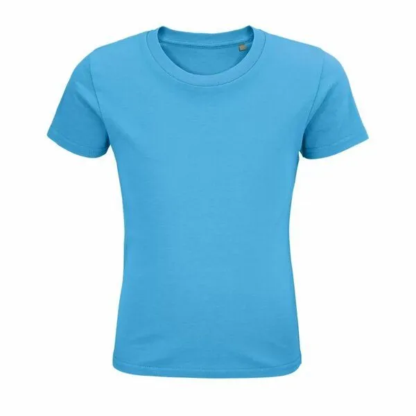 Sol's Sol's Kinder T-Shirt Pioneer aus Bio - Baumwolle, Aqua, – Produktbild 1 von 3