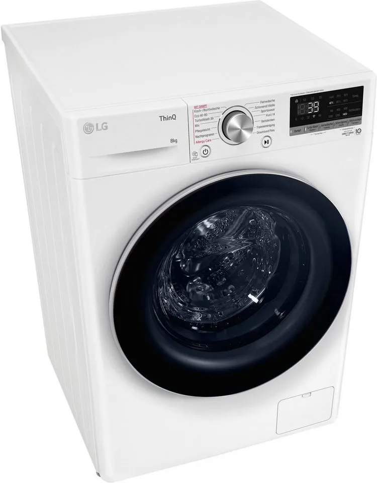 LG LG F4WV708P1E, Weiß, – Produktbild 4 von 6