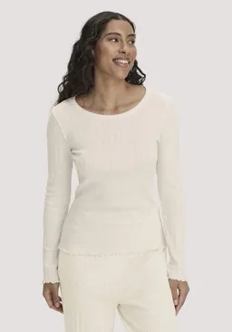 hessnatur hessnatur Pointelle Schlafshirt PURE COTTON aus reiner Bio-Baumwolle – Produktbild 1 von 1