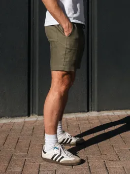 Lucid Collective Lucid Collective Herren vegan Shorts Core Khaki – Produktbild 1 von 1