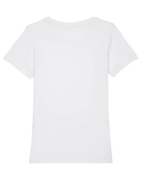 Human Family Human Family Bio Damen Rundhals T-Shirt "Amare - Free Spirit", Weiss, – Produktbild 2 von 4