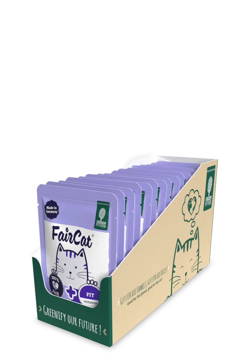 Green Petfood Green Petfood FairCat Fit 8 x 85 g, Grün, – Produktbild 1 von 2