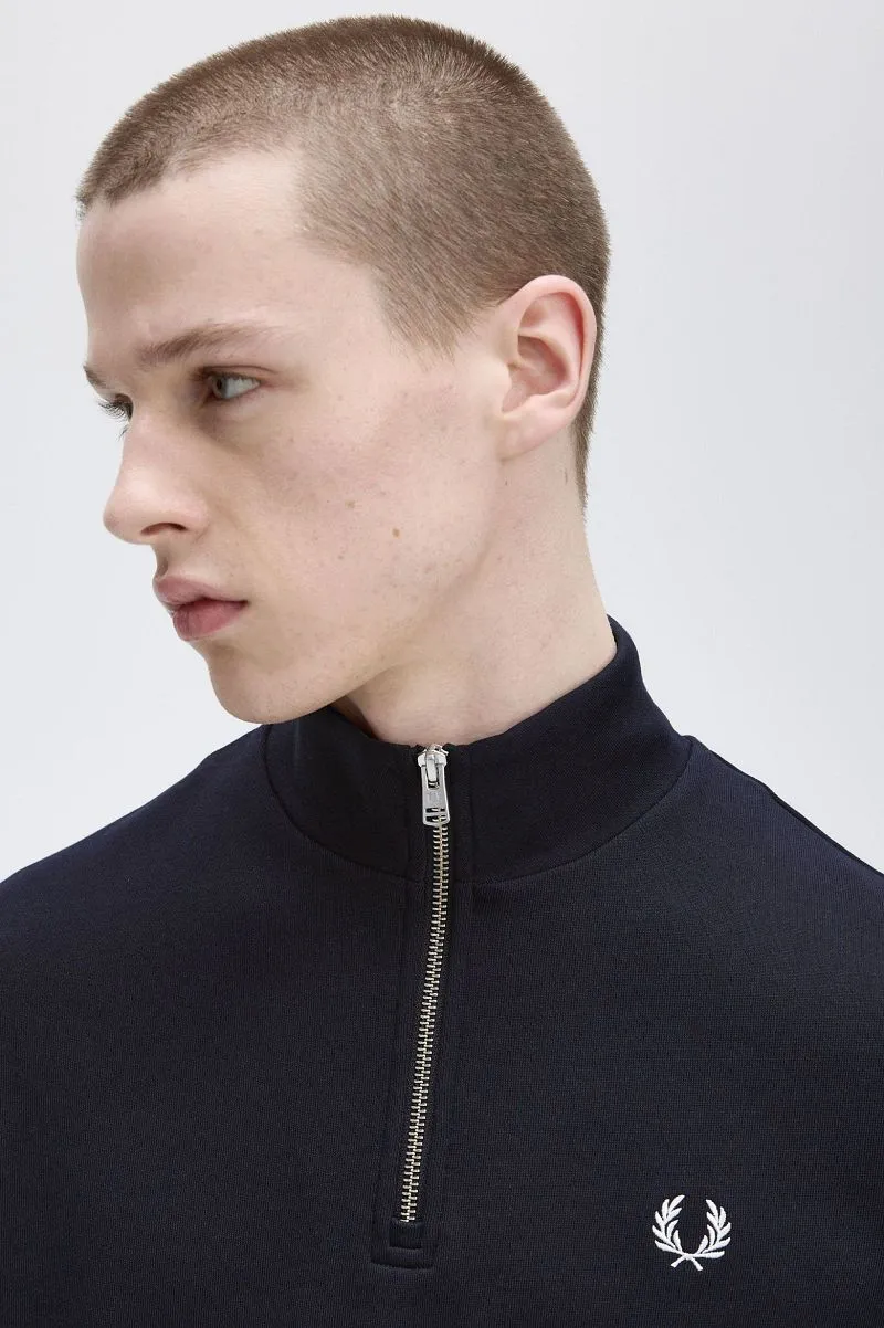 Fred Perry Fred Perry Half Zip Pullover Navy Blau - Größe XL, Dunkelblau, – Produktbild 4 von 5