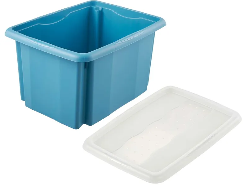 Keeeper Keeeper Aufbewahrungsbox "Emil Eco Line" mit Deckel "Emilia", 38x28,5x20,5 cm, 15 l – Produktbild 1 von 1