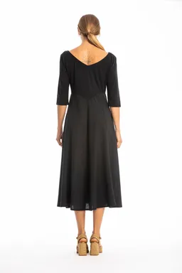 RAVENS VIEW IBIZA RAVENS VIEW IBIZA Damen vegan Kleid Lima Ls Schwarz – Produktbild 1 von 1