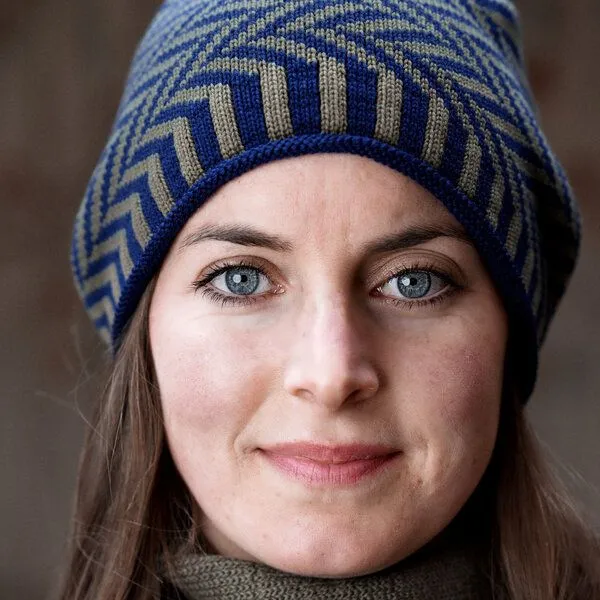 vincente vincente Beany mit Fischgrätmuster, Royal/olive, – Produktbild 2 von 2