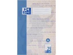 OXFORD OXFORD Recycling-Schulheft A4, 16 Blatt, Lineatur 25 (liniert, weißer Rand rechts) 90 g/m² – Produktbild 1 von 1