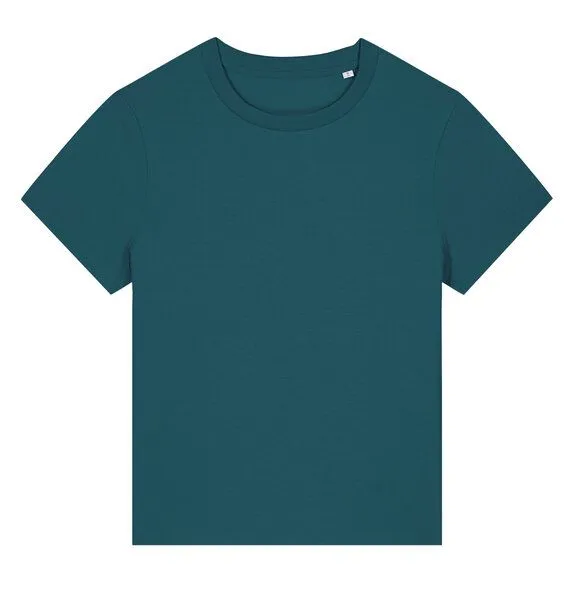 Greenspired Greenspired Nachhaltiges Medium Fit Damen T-Shirt 180 g/m² XS - 3 XL, Blaugrün, – Produktbild 1 von 1