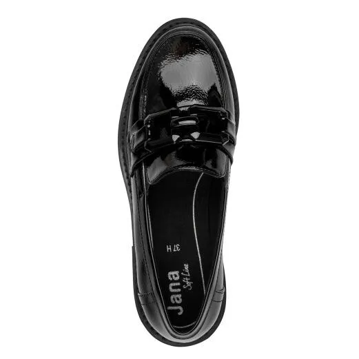 Jana Jana Vegan, Mehrweite mit Absatz kein Absatz 8-24764-41 Slipper Vegan, Schwarz, – Produktbild 8 von 8