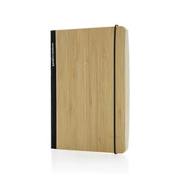 XD Collection XD Collection Scribe A5 Notibuch aus Bambus, Schwarz, – Produktbild 1 von 1