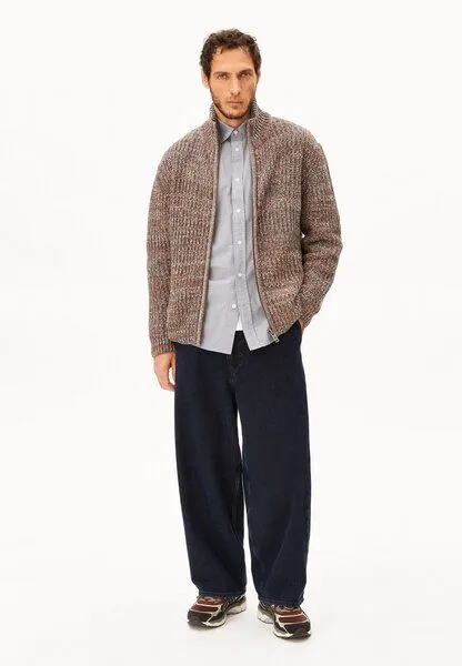 ARMEDANGELS ARMEDANGELS MOULINE Herren Strickjacke aus Bio-Woll-Mix, Earthshade tweed-dusty moon tweed, – Produktbild 4 von 4