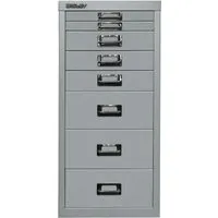 Bisley Schubladenschrank 8 Schübe, DIN A4 silber – Produktbild 1 von 1