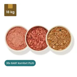 haustierkost.de haustierkost.de BARF Komfort PLUS Frostfutter Menü 18 kg – Produktbild 1 von 1
