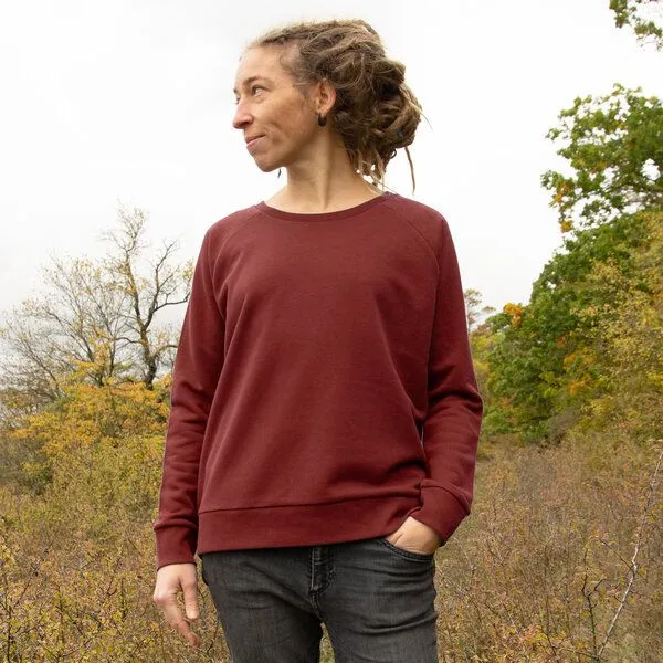 Cmig Cmig Damen Pullover Fuchs, Burgundy, – Produktbild 2 von 4