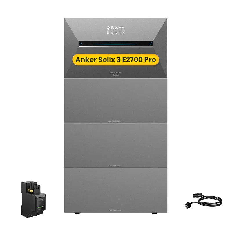 Anker Anker SOLIX Solarbank 3 E2700 Pro All-in-One Speicher für Balkonkraftwerk, by Powerness - 10.8kWh / 1 x Smart Meter / Standardversand – Produktbild 1 von 1