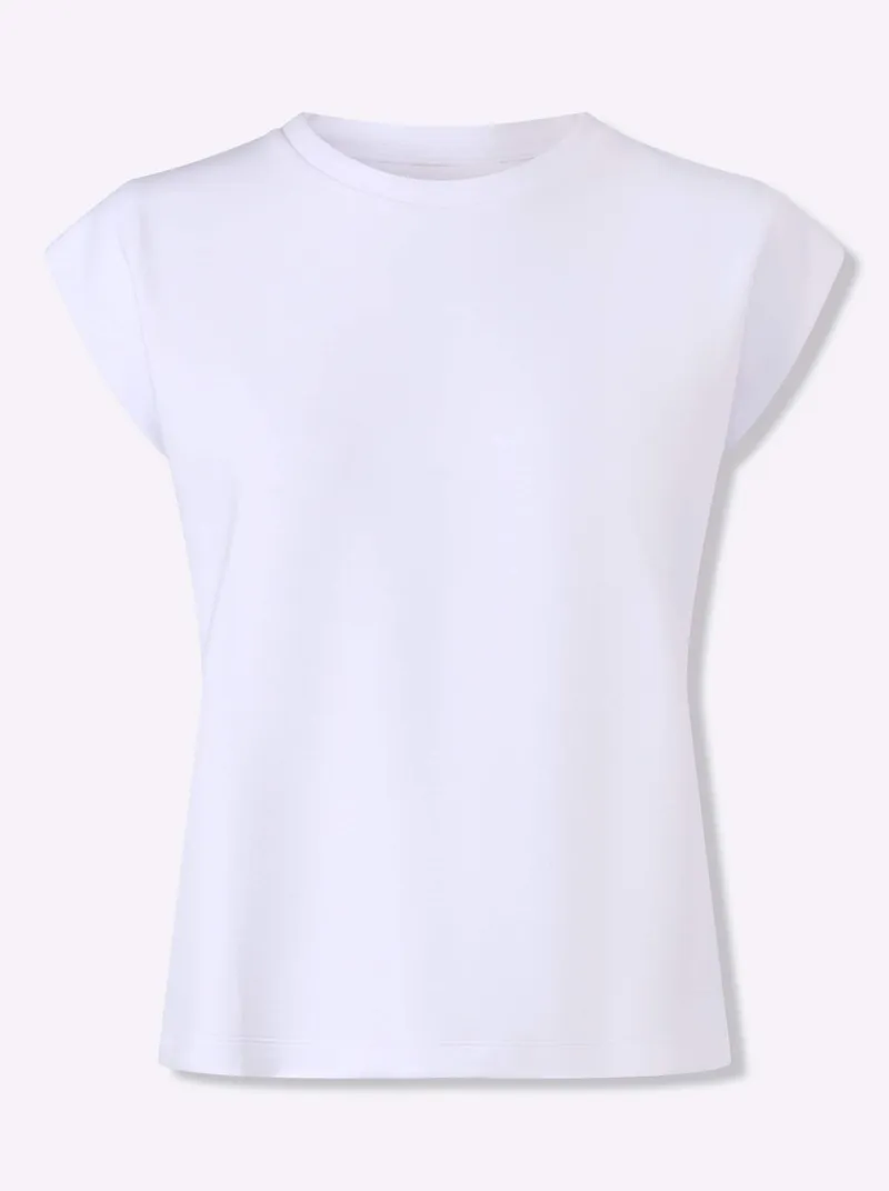 heine Rundhalsshirt weiß, Weiß, – Produktbild 1 von 2