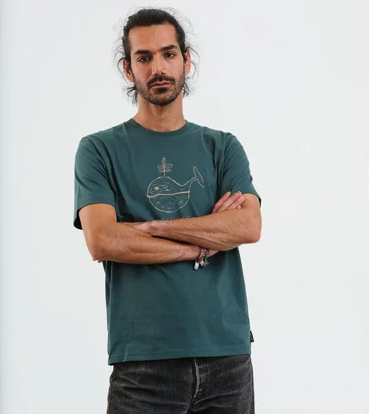 Gary Mash GARY MASH T-Shirt Walnuss aus Bio-Baumwolle, Grün, – Produktbild 4 von 4