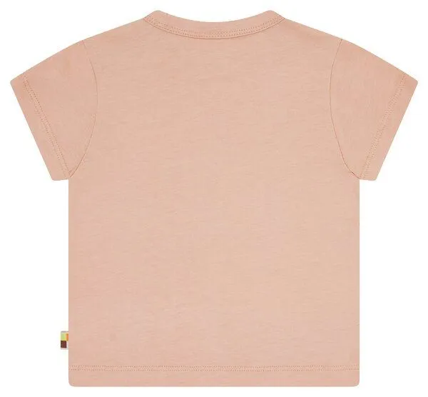 loud + proud loud + proud Babys & Kinder T-Shirt mit Pflanzenfarben gefärbt, GOTS zertifiziertert, Pomegranate(rosa), – Produktbild 2 von 3