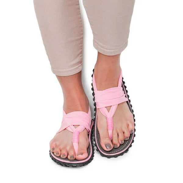 Gumbies Gumbies Slingbacks - Nachhaltige Zehensandalen, Grau-pink, – Produktbild 4 von 4