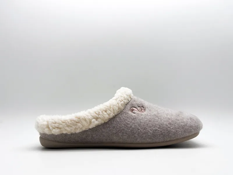 thies thies Damen vegan Hausschuhe Cozy Taupe, Beige, – Produktbild 2 von 2