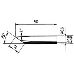 Sonstige Sonstige ERSA Ersatz-Lötspitze 14 mm angeschr. SB ERSA – Produktbild 1 von 1