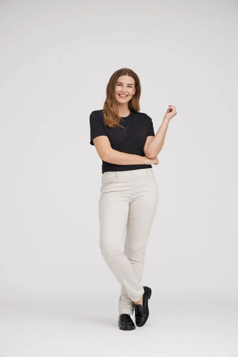 LAURIE LAURIE Damen vegan Kelly Regular Ml - Grey Sand, Beige, – Produktbild 2 von 2